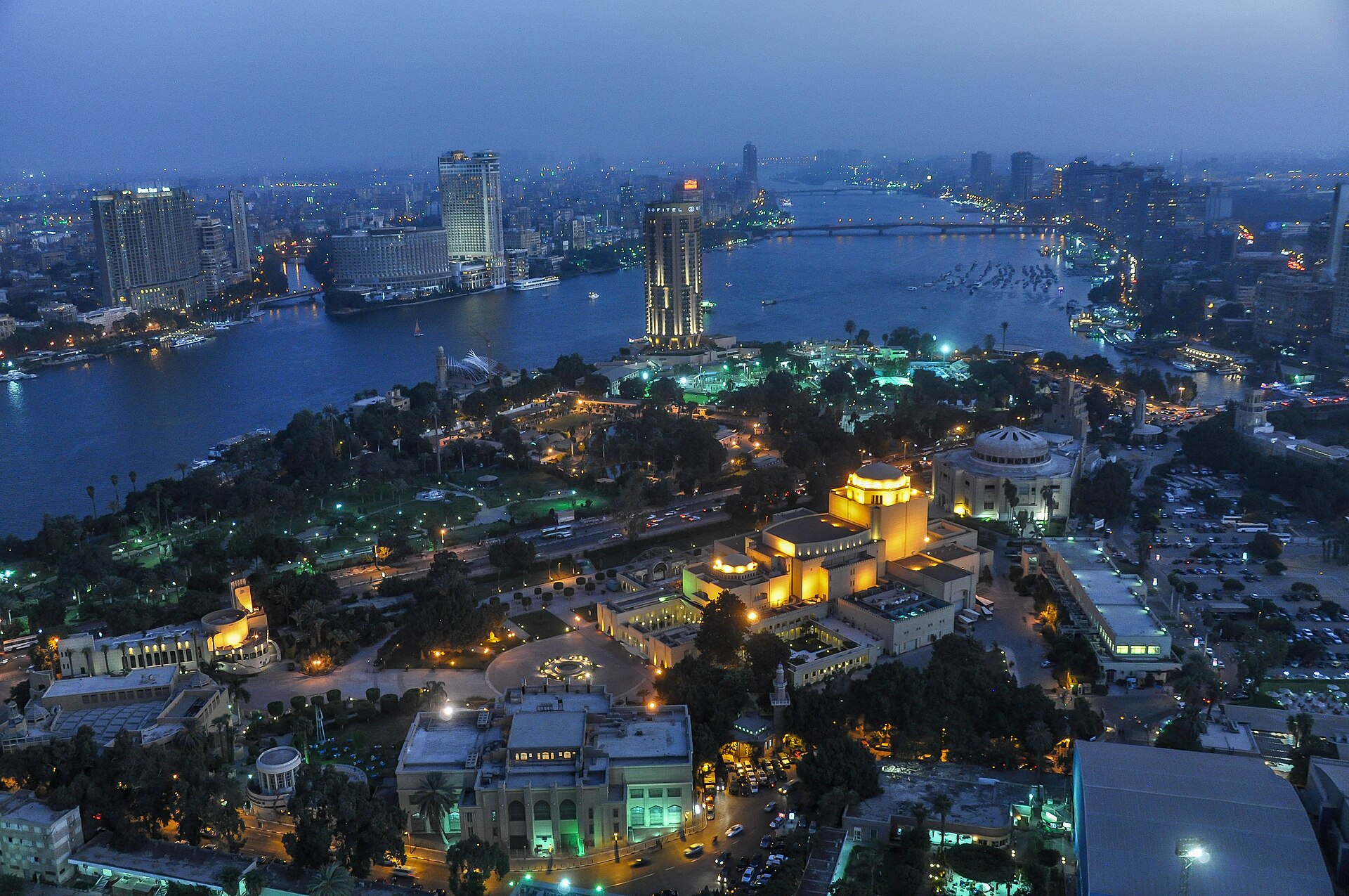 Nile at dusk