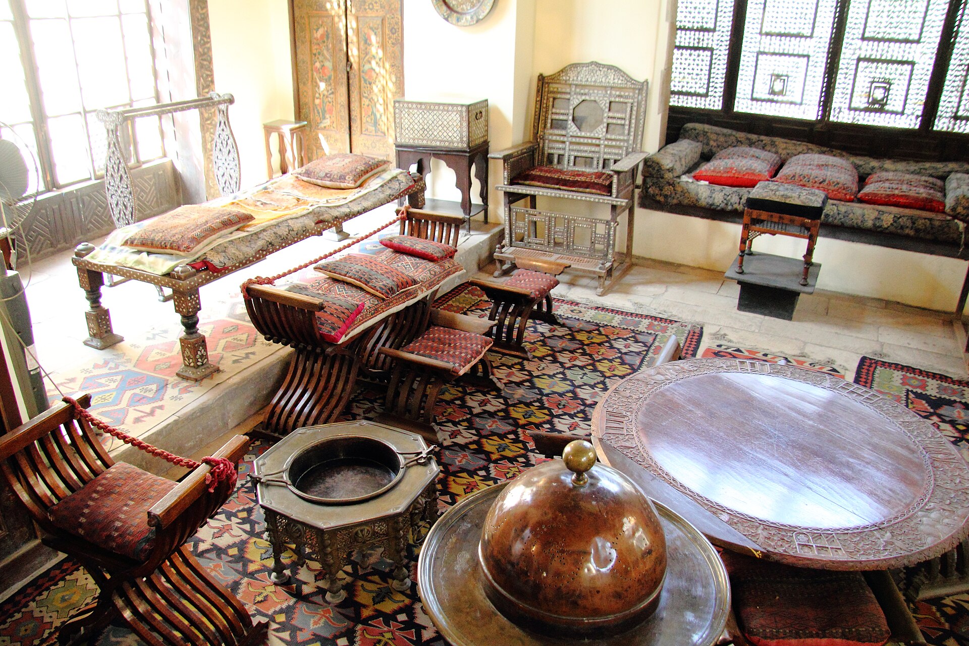 Carved wood in a historic house
